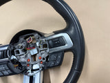 2018-2023 Ford Mustang Leather Steering Wheel Black "Manual"