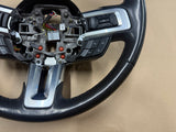 2018-2023 Ford Mustang Leather Steering Wheel Black "Manual"
