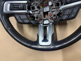 2018-2023 Ford Mustang Leather Steering Wheel Black "Manual"