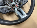 2018-2023 Ford Mustang Leather Steering Wheel Black "Manual"