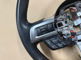 2018-2023 Ford Mustang Leather Steering Wheel Black "Manual"