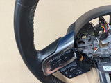 2018-2023 Ford Mustang Leather Steering Wheel Black "Manual"