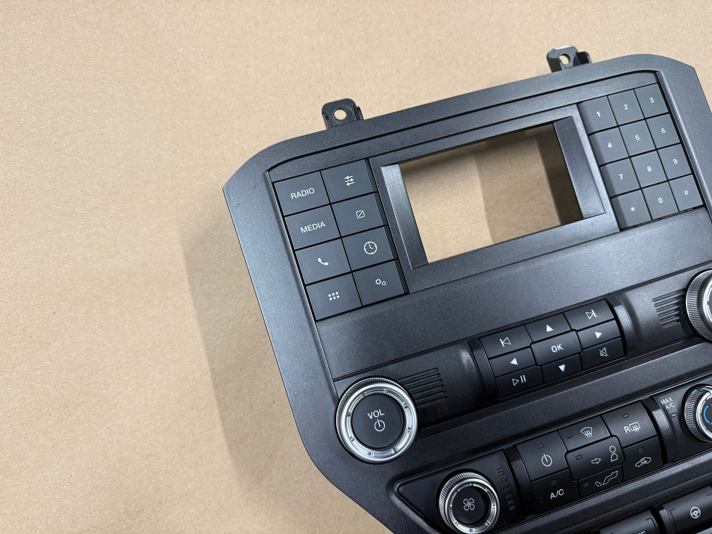 2018-2023 Ford Mustang GT Face Plate Radio Trim Piece