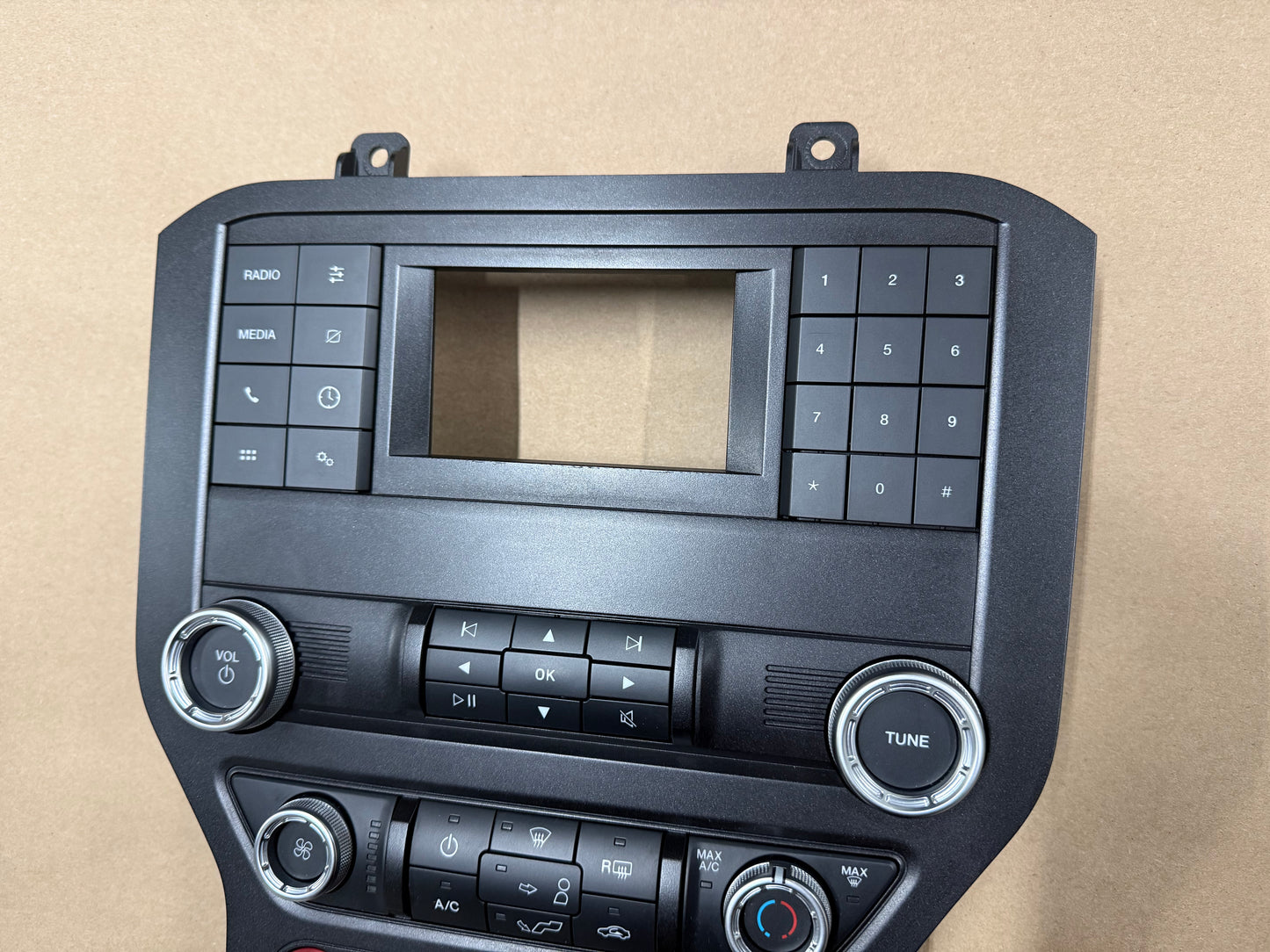2018-2023 Ford Mustang GT Face Plate Radio Trim Piece