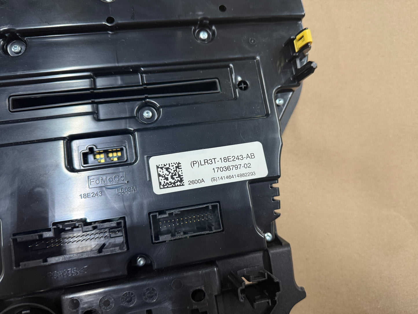 2018-2023 Ford Mustang GT Face Plate Radio Trim Piece