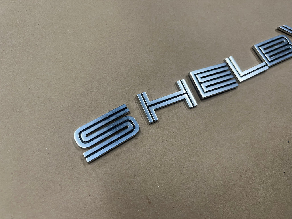 2007-2014 Ford Mustang Shelby GT500 Decklid Shelby Trunk Letters Emblems