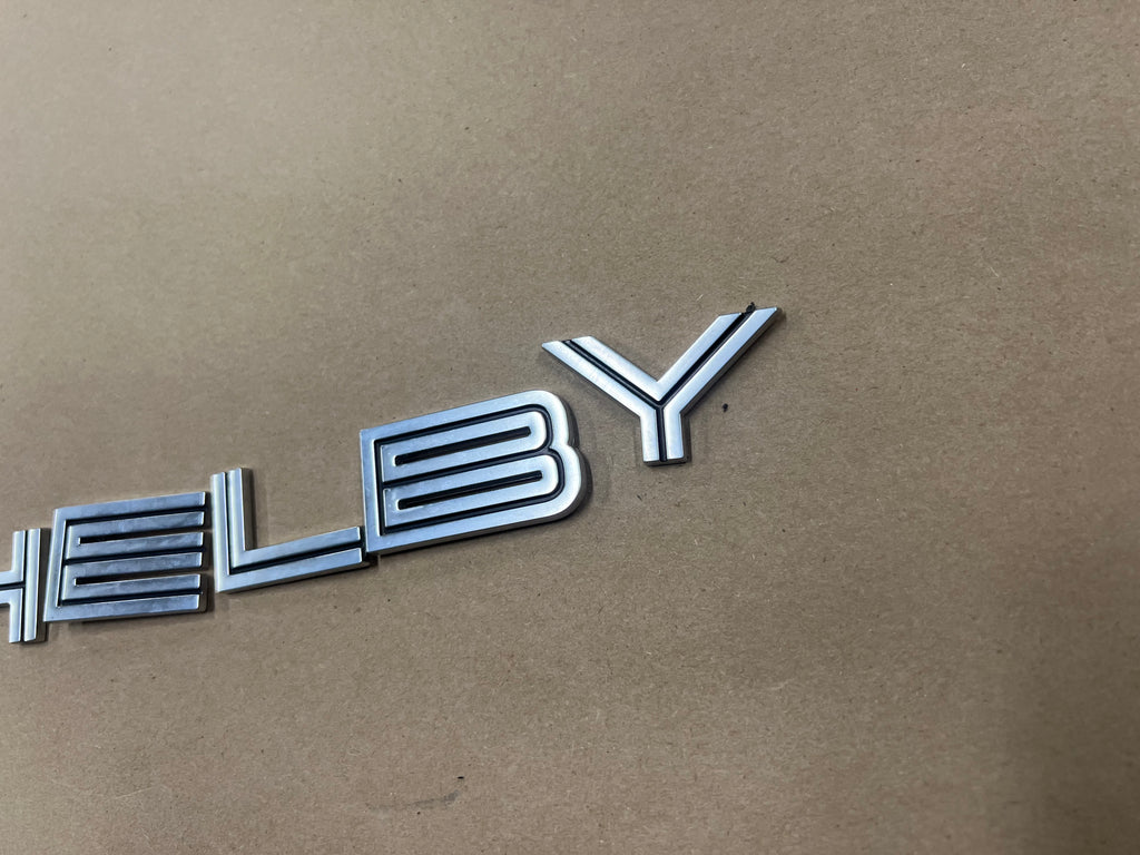 2007-2014 Ford Mustang Shelby GT500 Decklid Shelby Trunk Letters Emblems