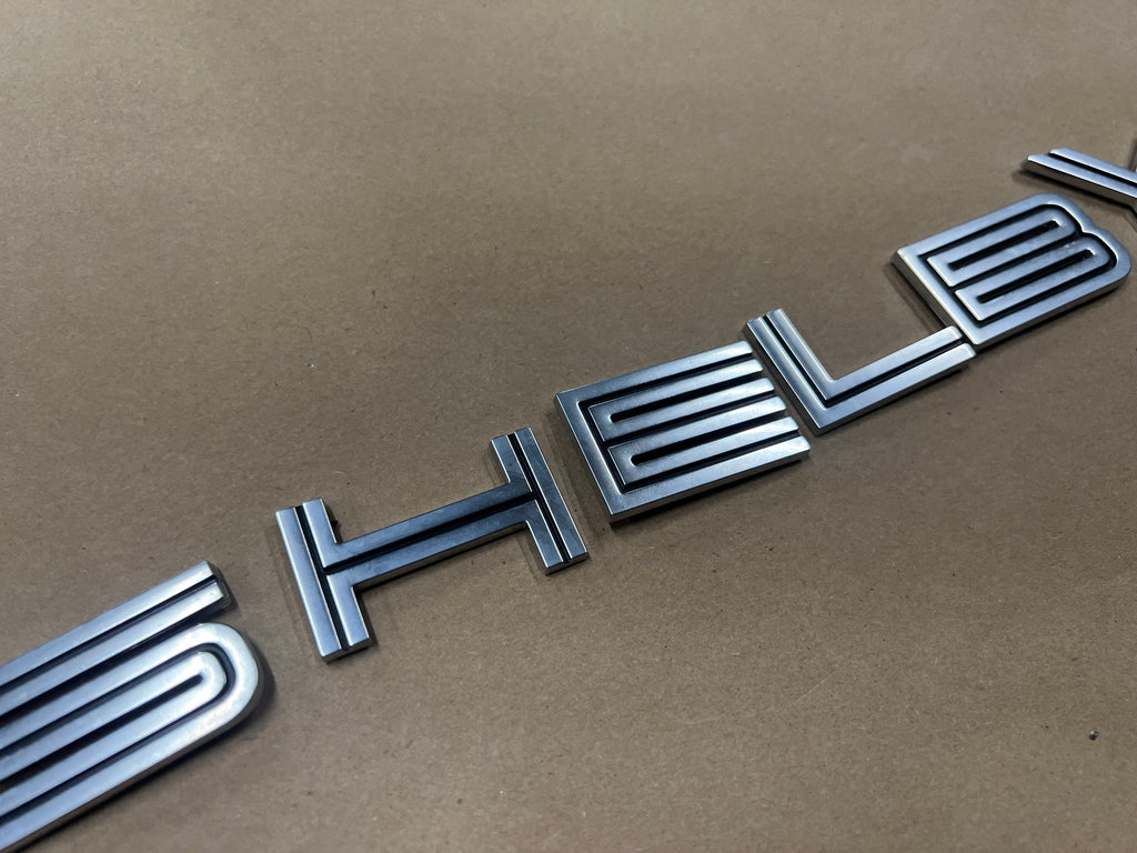 2007-2014 Ford Mustang Shelby GT500 Decklid Shelby Trunk Letters Emblems