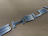 2007-2014 Ford Mustang Shelby GT500 Decklid Shelby Trunk Letters Emblems