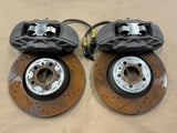 2015-2023 Ford Mustang GT 5.0L Front Brakes Calipers Slotted Drilled Rotors