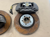 2015-2023 Ford Mustang GT 5.0L Front Brakes Calipers Slotted Drilled Rotors