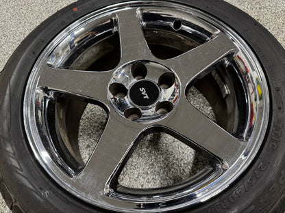 2003 2004 Ford Mustang Cobra SVT Chrome Wheels 17x9 OEM