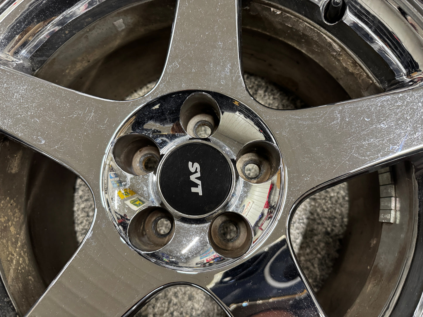 2003 2004 Ford Mustang Cobra SVT Chrome Wheels 17x9 OEM