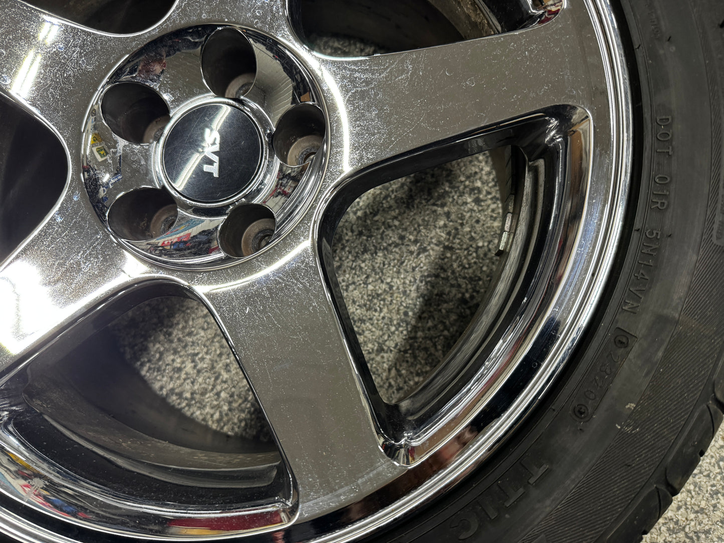 2003 2004 Ford Mustang Cobra SVT Chrome Wheels 17x9 OEM