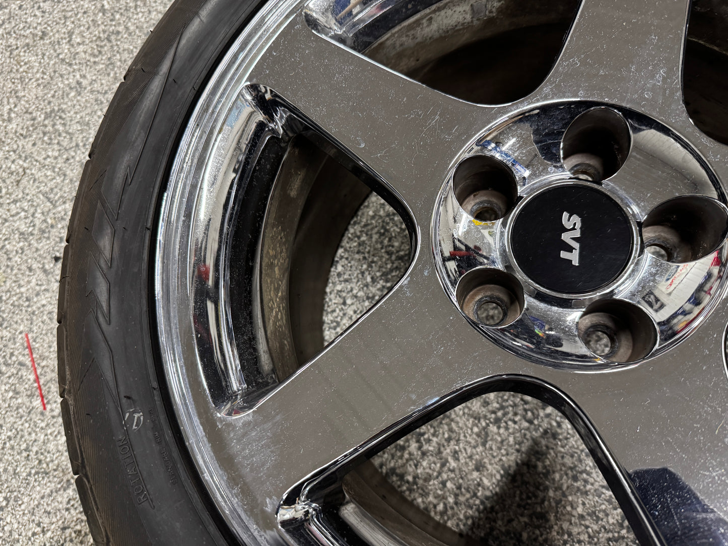 2003 2004 Ford Mustang Cobra SVT Chrome Wheels 17x9 OEM