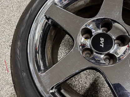 2003 2004 Ford Mustang Cobra SVT Chrome Wheels 17x9 OEM