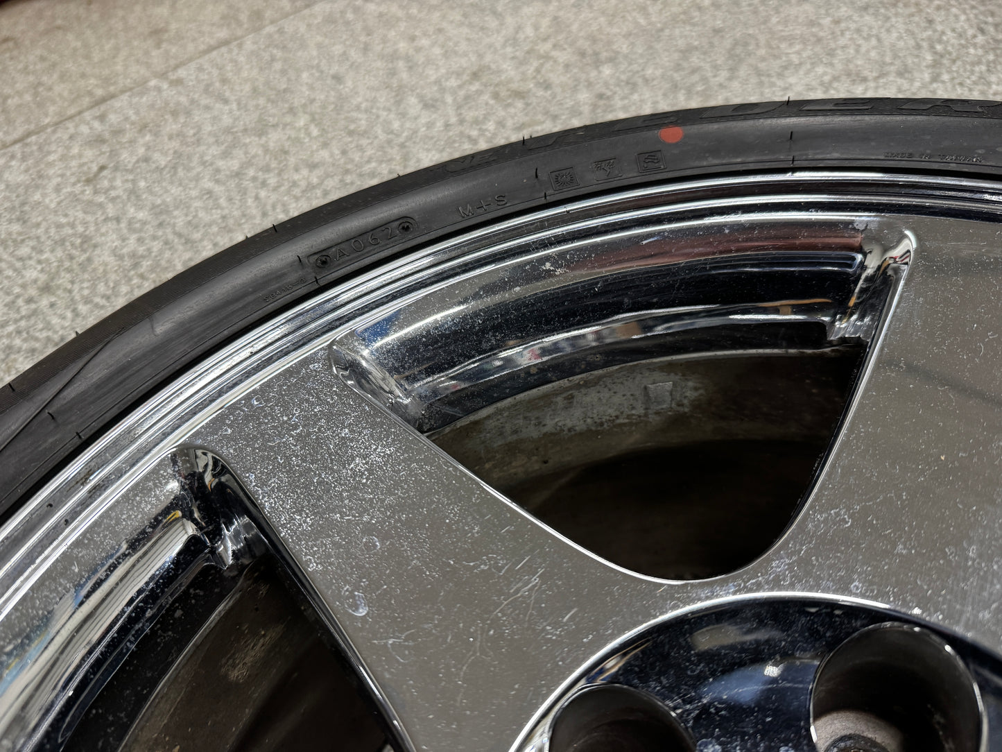 2003 2004 Ford Mustang Cobra SVT Chrome Wheels 17x9 OEM