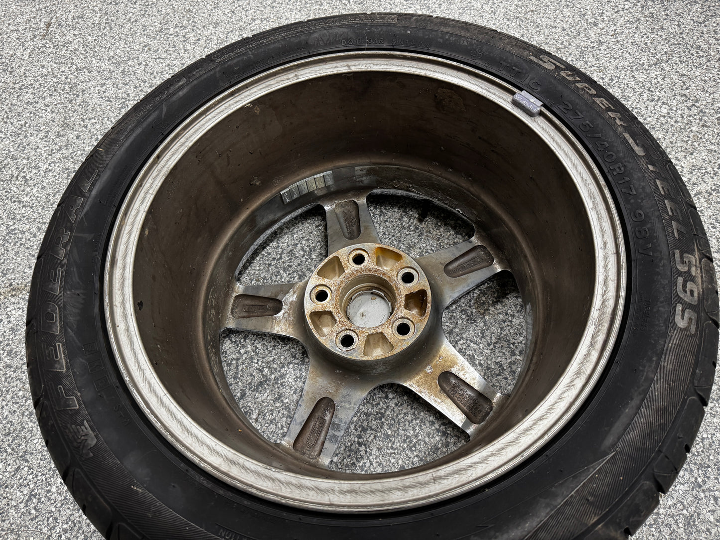 2003 2004 Ford Mustang Cobra SVT Chrome Wheels 17x9 OEM