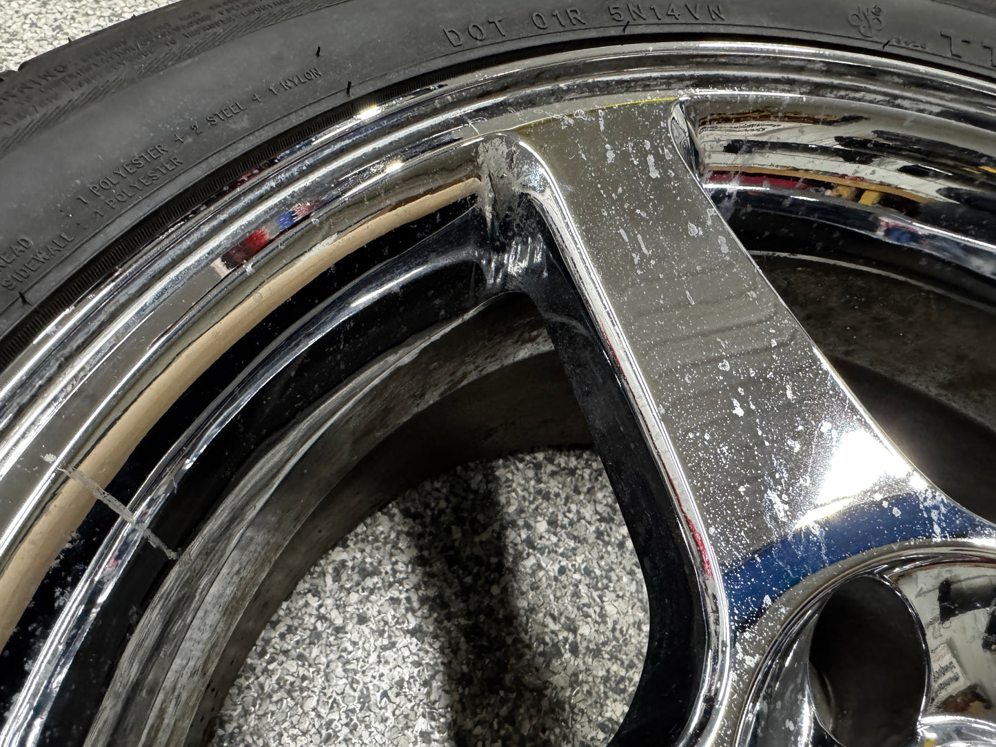 2003 2004 Ford Mustang Cobra SVT Chrome Wheels 17x9 OEM