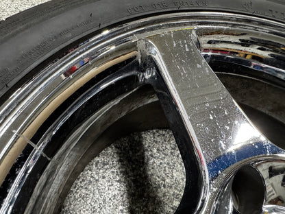 2003 2004 Ford Mustang Cobra SVT Chrome Wheels 17x9 OEM