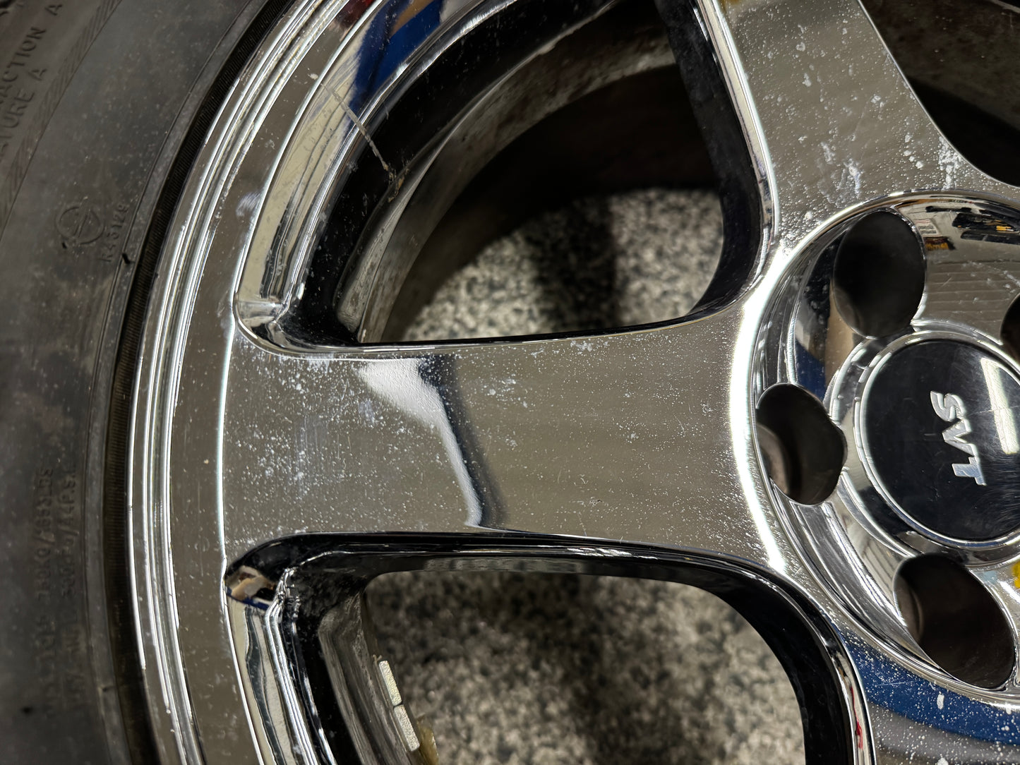 2003 2004 Ford Mustang Cobra SVT Chrome Wheels 17x9 OEM