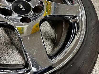 2003 2004 Ford Mustang Cobra SVT Chrome Wheels 17x9 OEM