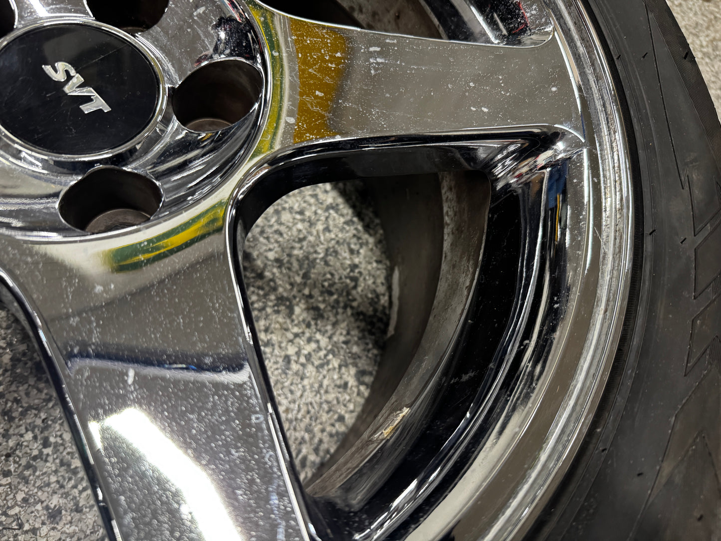 2003 2004 Ford Mustang Cobra SVT Chrome Wheels 17x9 OEM