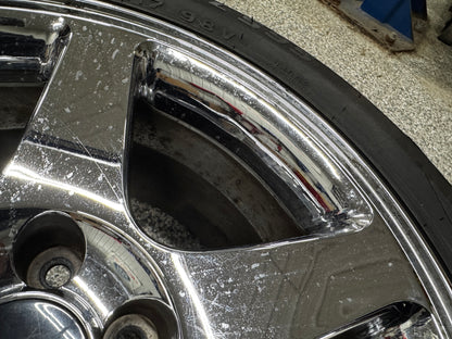2003 2004 Ford Mustang Cobra SVT Chrome Wheels 17x9 OEM