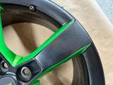 2010-2013 Chevrolet Camaro SS 20x8" Black/Green Wheel Rim