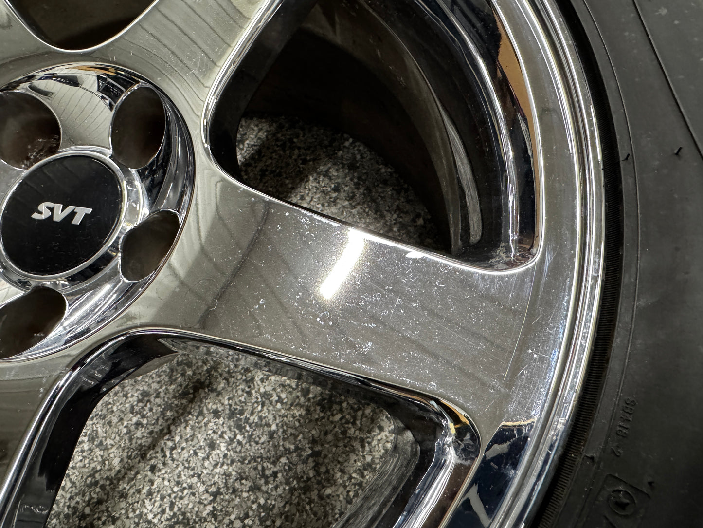 2003 2004 Ford Mustang Cobra SVT Chrome Wheels 17x9 OEM