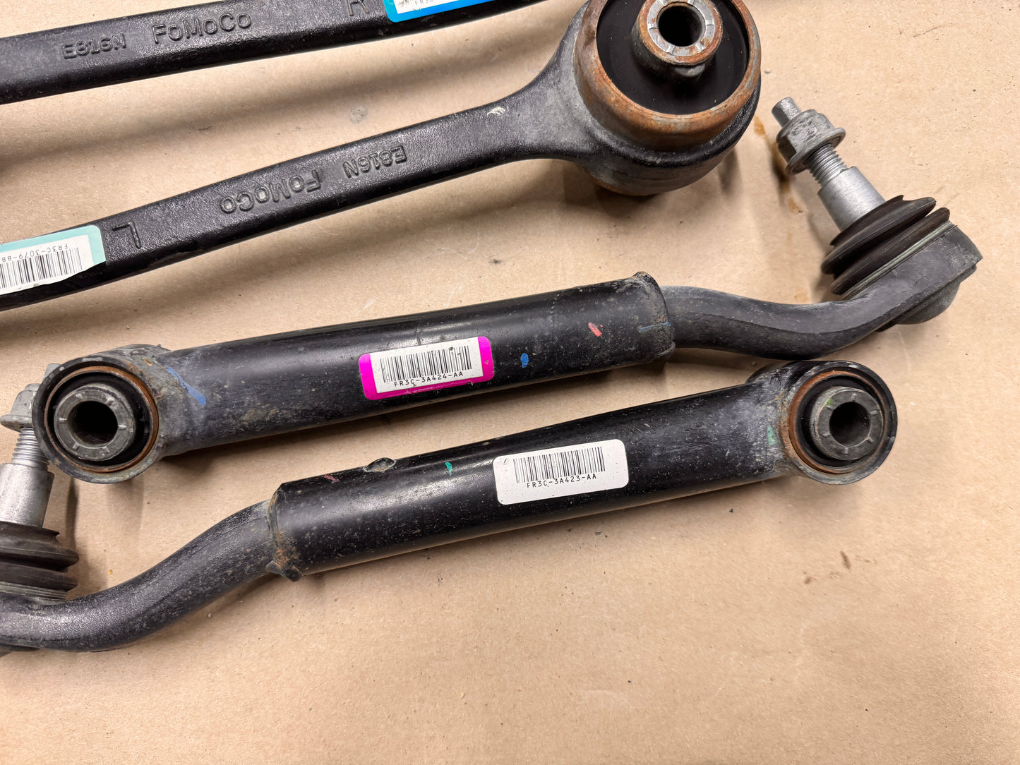 2015-2023 Ford Mustang GT RH LH Side Front Control Arms Frontward Rearward