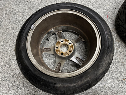 2003 2004 Ford Mustang Cobra SVT Chrome Wheels 17x9 OEM
