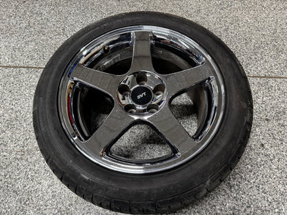 2003 2004 Ford Mustang Cobra SVT Chrome Wheels 17x9 OEM