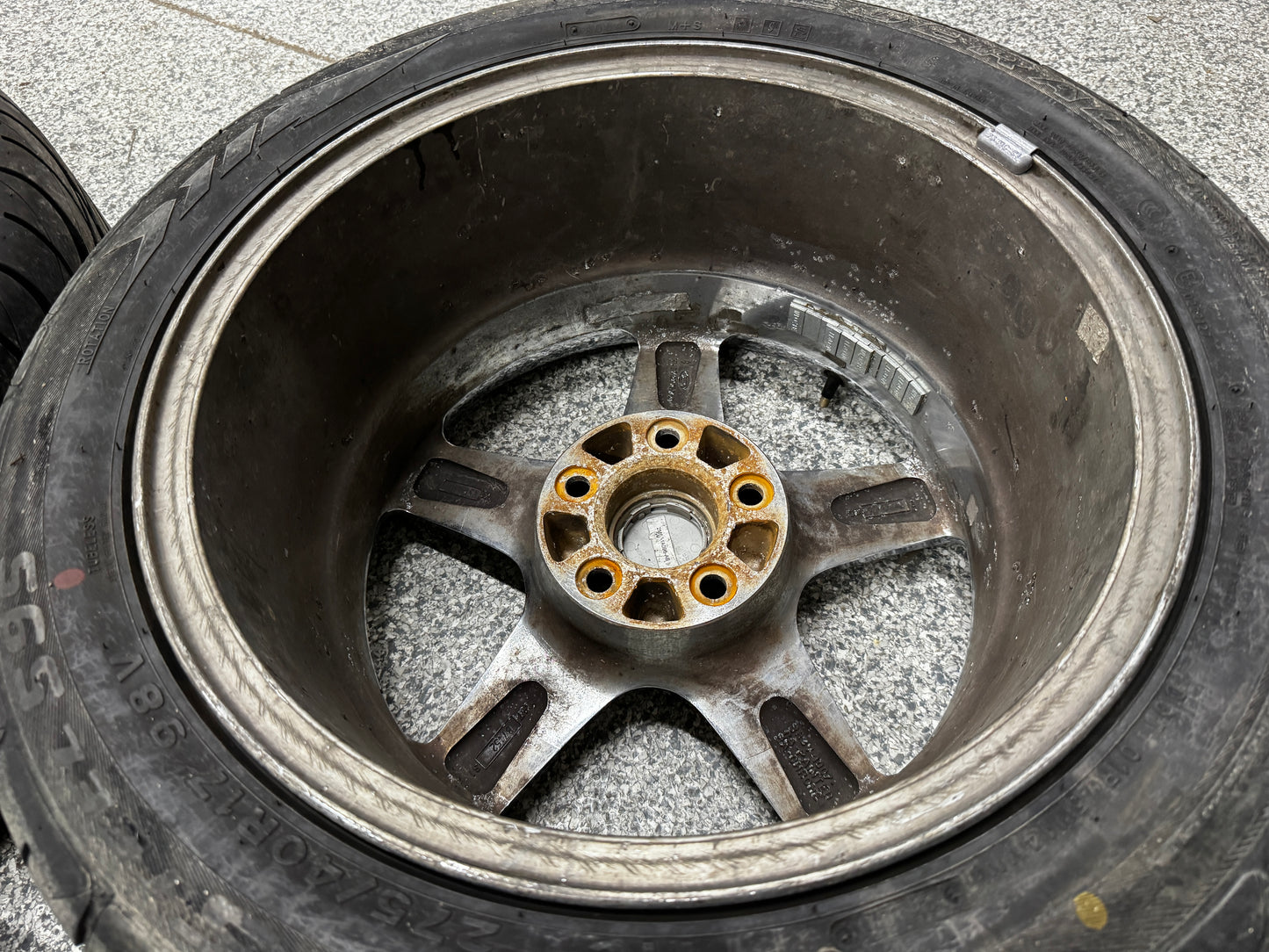 2003 2004 Ford Mustang Cobra SVT Chrome Wheels 17x9 OEM