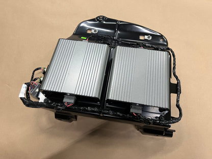 2007-2009 Ford Mustang Shelby GT500 4 Subwoofer Amps and Bracket