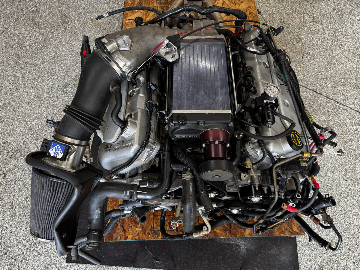 2003 Mustang Cobra SVT KB Supercharged 4.6 DOHC Engine Drivetrain T 56 20k Miles