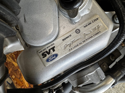 2003 Mustang Cobra SVT KB Supercharged 4.6 DOHC Engine Drivetrain T 56 20k Miles