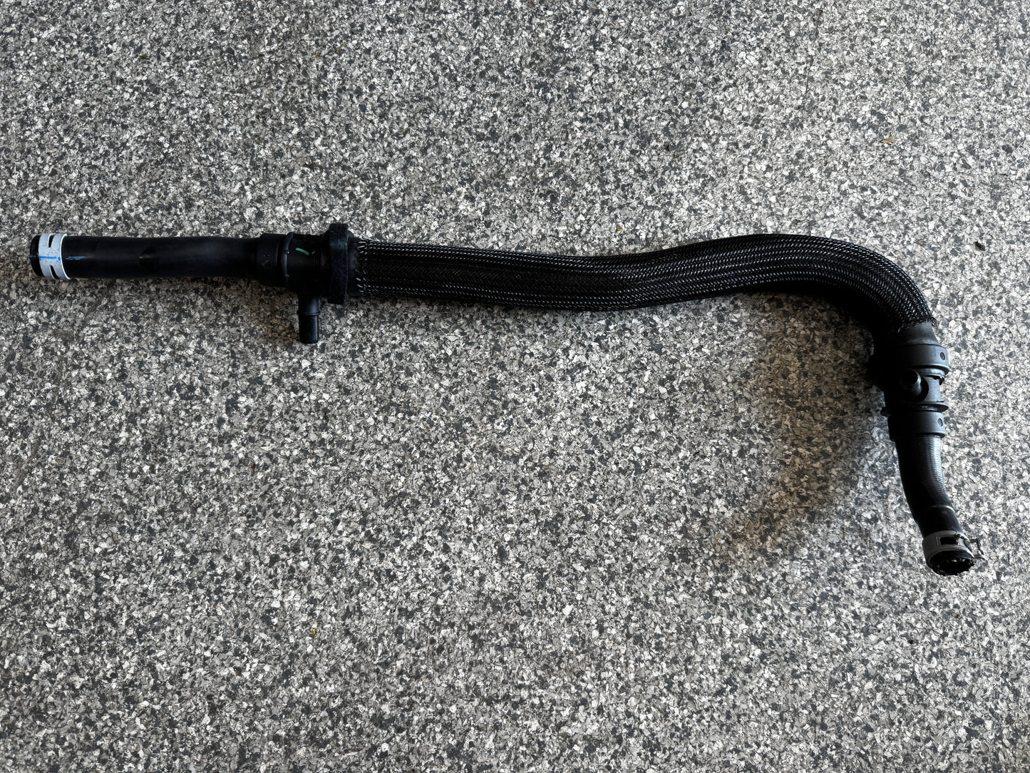 2023-2025 F-250 F-350 6.7 Radiator Overflow Coolant Tank w/ Rubber Hose