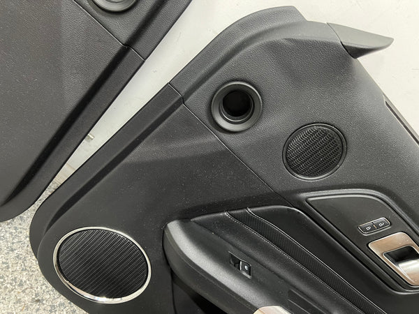 2015-2017 Ford Mustang GT Black Leather Anniversary Front Back Seats