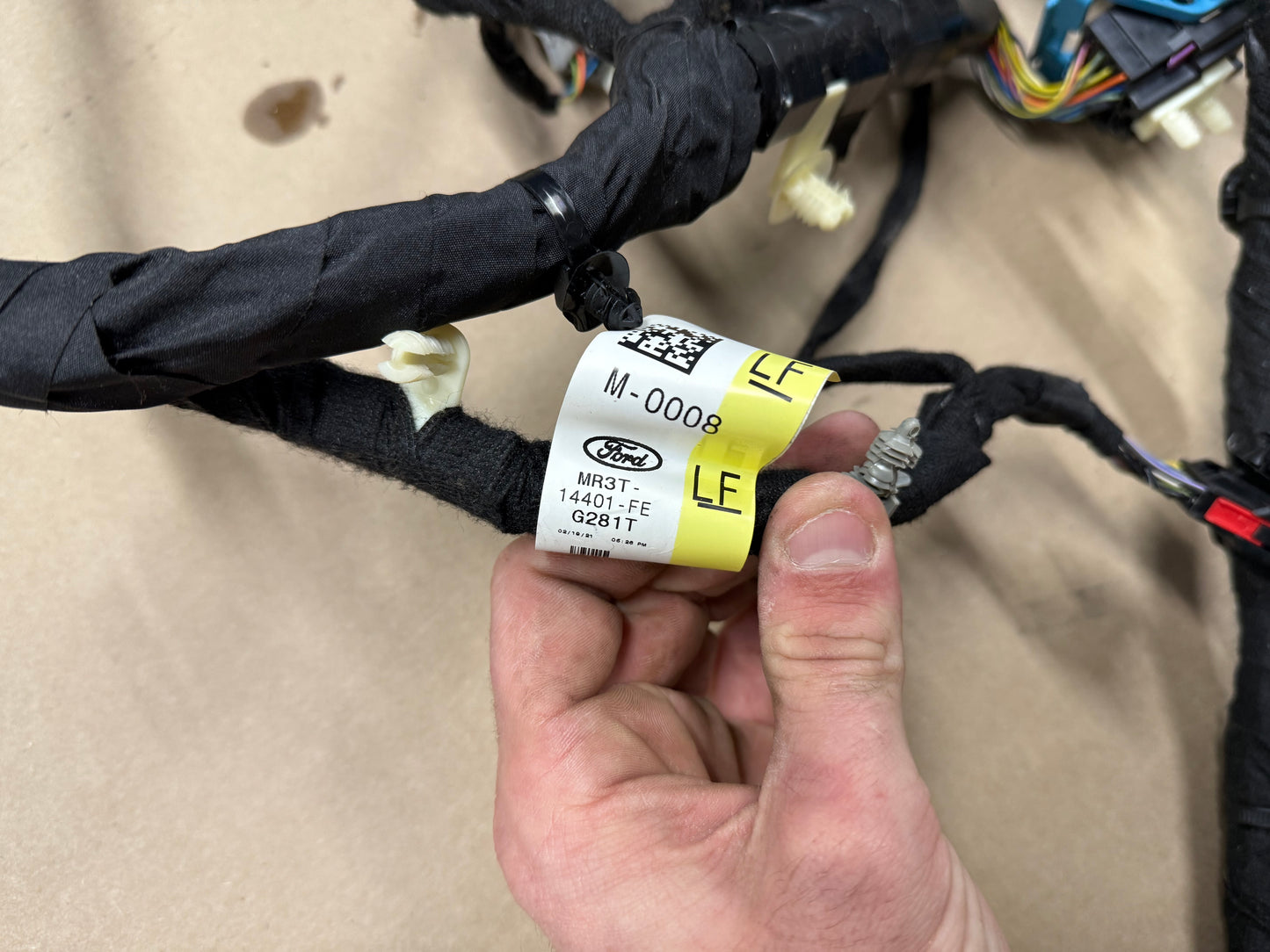 2018-2023 Ford Mustang GT 5.0L Dash Wiring Harness MR3T-14401-FE G281T
