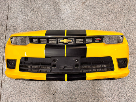 2014-2015 Chevrolet Camaro SS Front Bumper Yellow - OEM