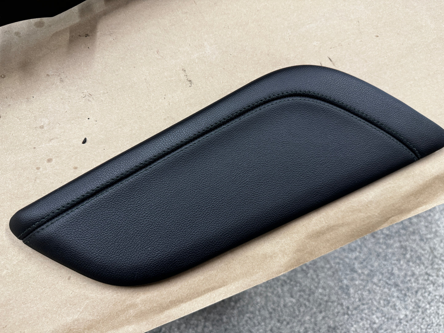 2018-2023 Mustang Bullitt Center Console Top Interior Trim Pieces Leather Green