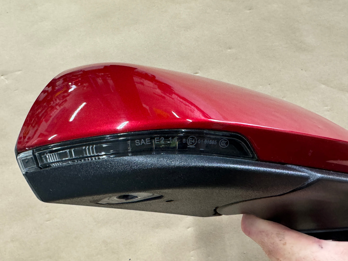 2021-2023 Ford Mustang GT RH Passenger Side Mirror Blind Spot Signal Puddle D4