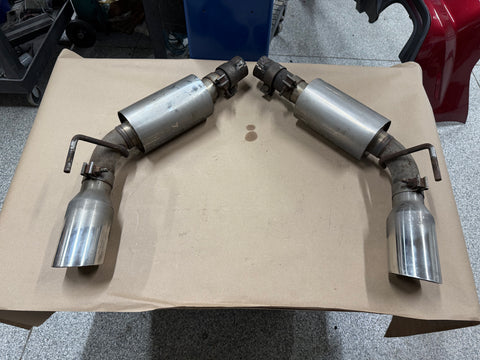 2010-2015 Chevrolet Camaro SS SLP Axle Back Exhaust Mufflers Used