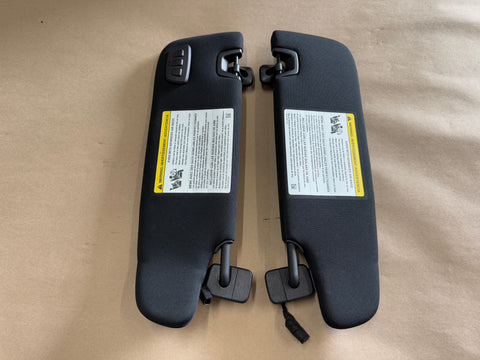2015-2023 Ford Mustang Coupe Sun Visors Pair "Home Link"