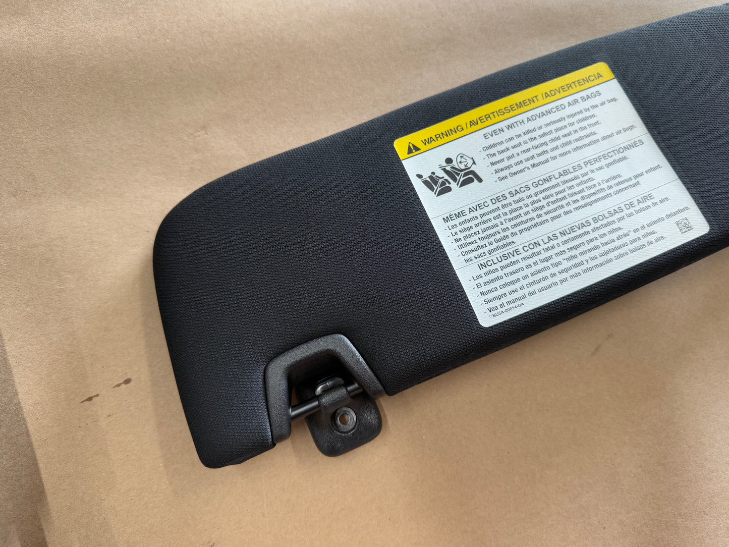 2015-2023 Ford Mustang Coupe Sun Visors Pair "Home Link"