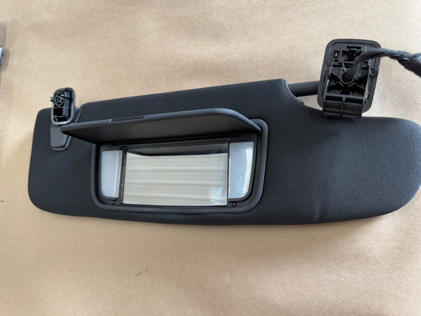 2015-2023 Ford Mustang Coupe Sun Visors Pair "Home Link"