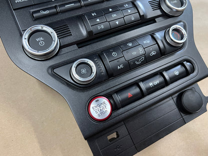 2018-2023 Ford Mustang GT Face Plate Radio Trim Piece