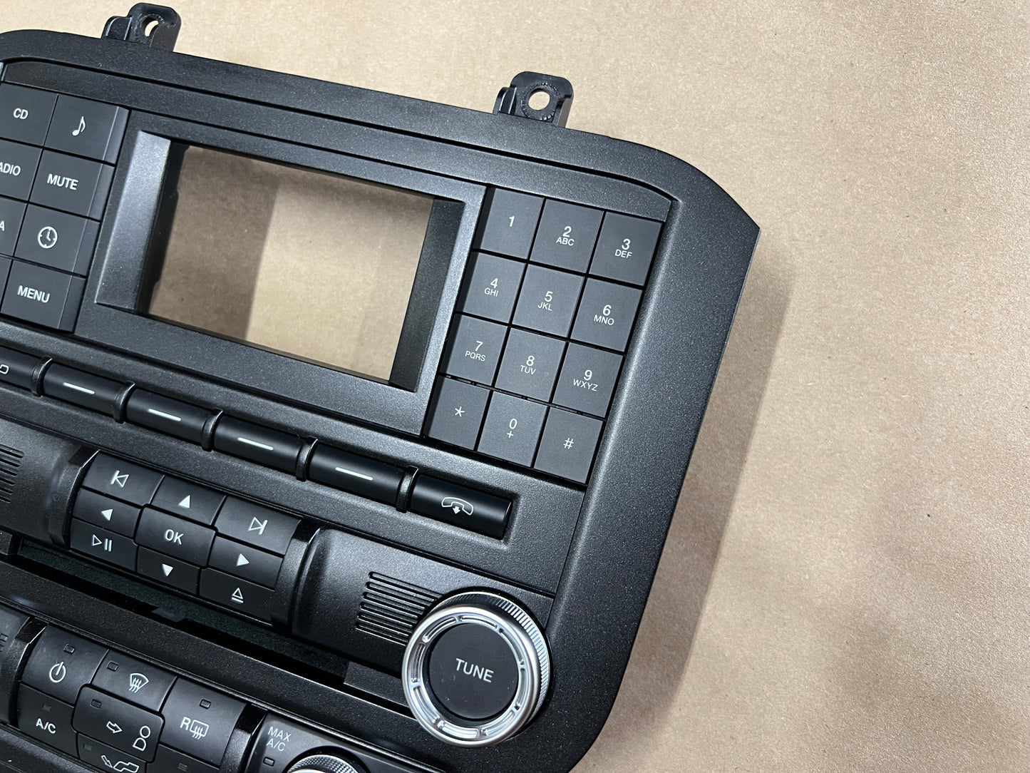 2018-2023 Ford Mustang GT Face Plate Radio Trim Piece