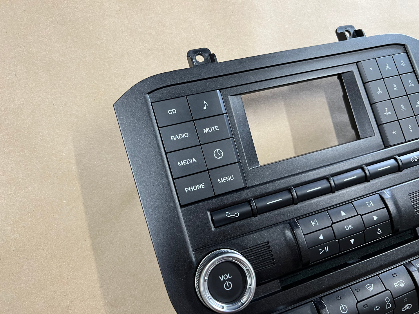 2018-2023 Ford Mustang GT Face Plate Radio Trim Piece